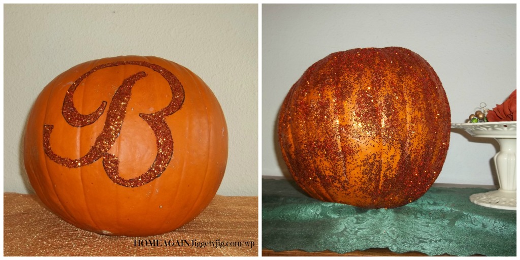 sparkley pumpkins