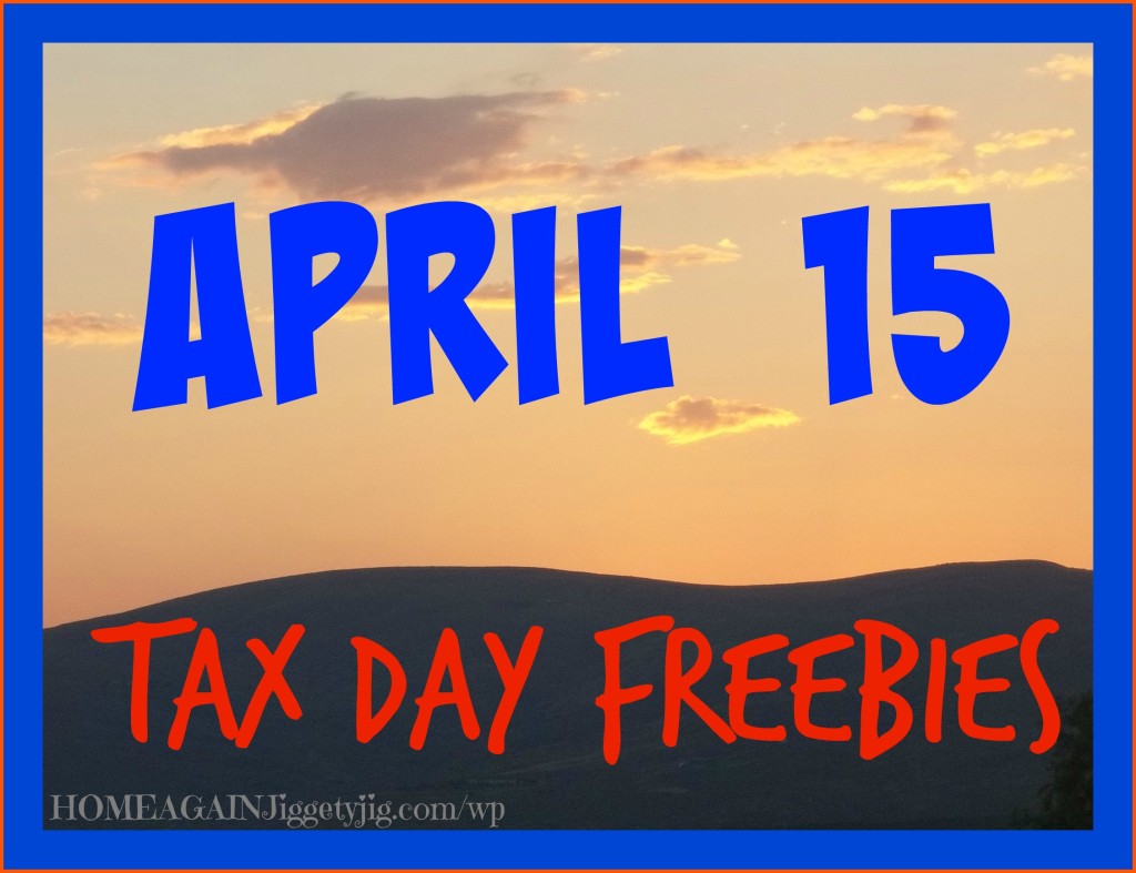 tax day freebies