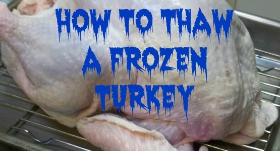HOW TO DEFROST A FROZEN TURKEY
